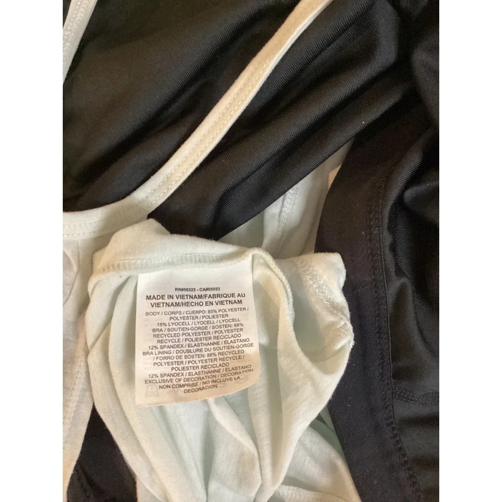 Nike Dri-FIT 2-in-1 Tank Top with Built-in Sports Bra White‎ Green Large